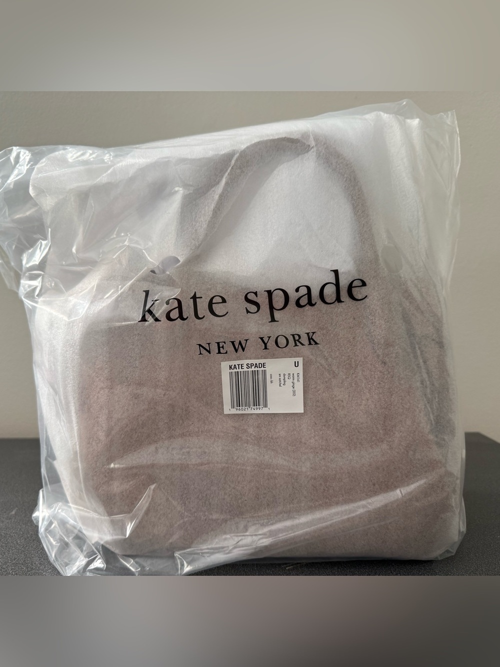 Kate Spade Small Ginger Brown Suede Dumpling Satchel - Picture 2 of 3